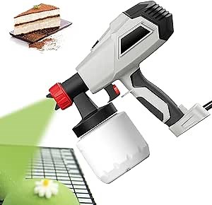 Chocolate Spray Gun 500W DIY Baking Cake Airbrush Coloring Gun with High Power and Three Spray Patterns for Cake, Chocolate Decoration, 800ml
