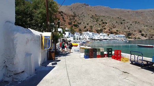 21年8月 高清实拍 希腊克里特岛希腊最美的海滩