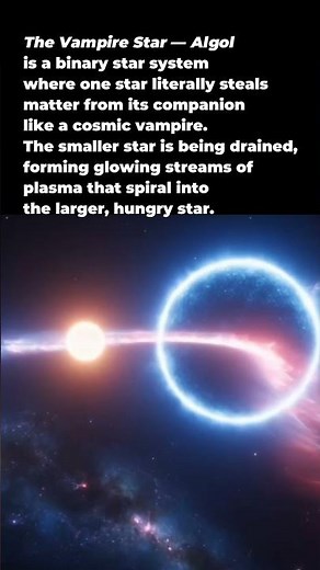 The vampire star that literally steals matter from its companion
