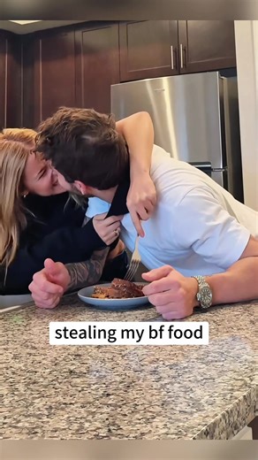 Eating my bfs food 🤣🤣🤣#couple #husbandwife #funny #prank #food | food
