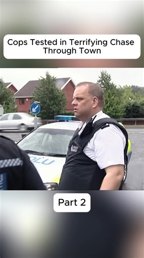 Intense Police Chase Through Town