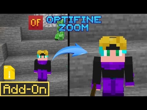 Optifine Zoom Addon 1.21.100 for MCPE