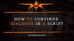 How to Continue Dialogue in a Script