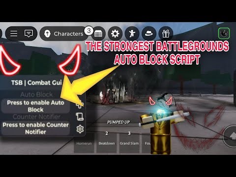 The Strongest Battlegrounds Auto block script #roblox #autoblock #scripting #tsb