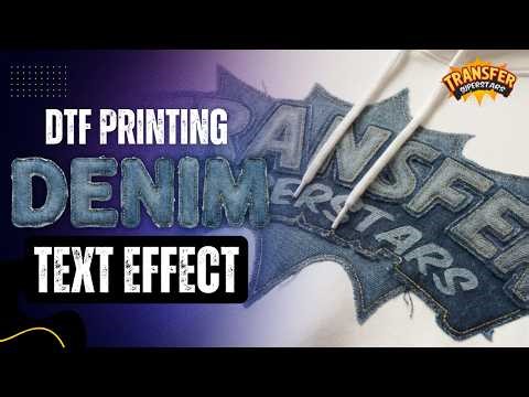 How to Create Realistic Denim Effect Using Kittl For DTF Printing