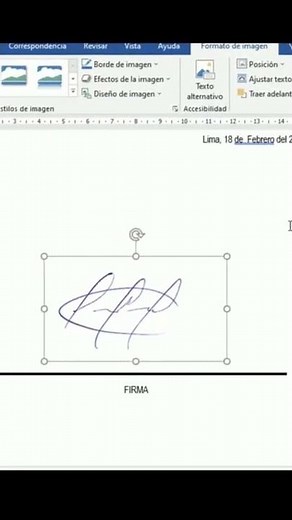 Remove Background in Word (Signature)