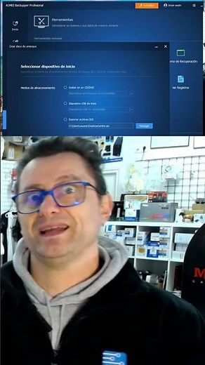 AOMEI BACKUPPER permite crear un pendrive, CD o ISO para arrancar y realizar tus backups completos