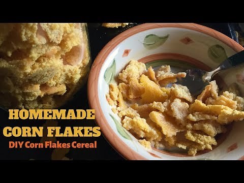 Homemade Corn Flakes ~ How to Make Corn Flakes Cereal at Home
