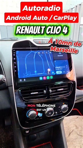 Installation d'un autoradio Android Auto / CarPlay sur cette Renault Clio 4