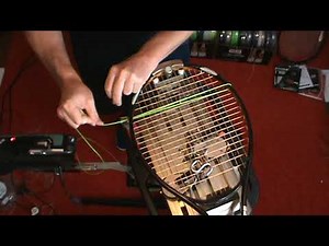 Part 1 - Stringing Prince O-Port racquets (O3, Speedport & EXO3)