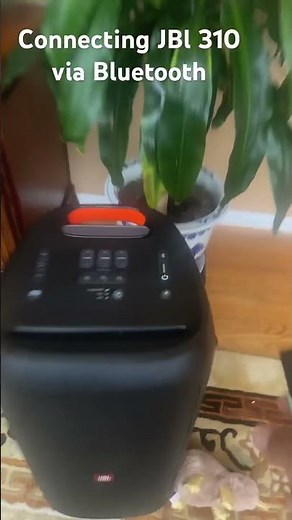 Connecting JBL Partybox 310 to Samsung TV via Bluetooth