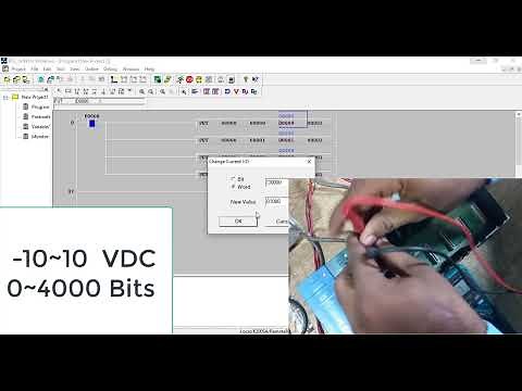 LS Master K200Series Analog Output Module G6F DA2V Programming Using K3P 07AS CPU ||KGLWIN||