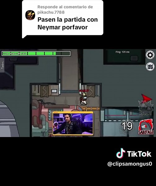 Neymar y Auronplay en Among Us: Reacciones y Clips