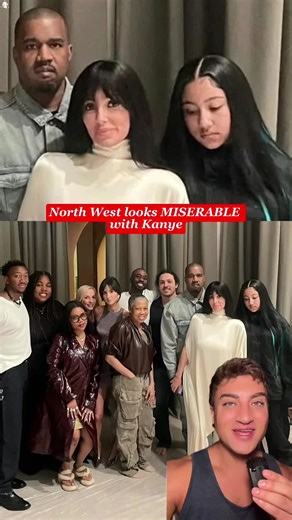 North can't hide her feellings about her dad Kanye West in a new Christmas photo#northwest #kanye #fyp#usa#foryou
