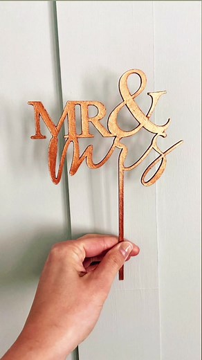Create Your Own DIY Wedding Cake Topper with Cricut Maker