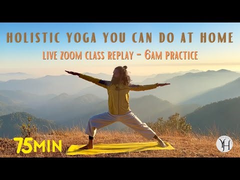 75 Minute Full Body Yoga, BreathWork & Meditation | Live 6AM Practice