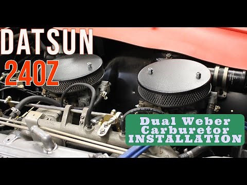 Datsun 240Z Dual Weber CARBs & Linkage INSTALL