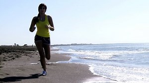 Gorgeous Woman Jogging Slow Motion Front Stock Footage Video (100% Royalty-free) 2963329 | Shutterstock