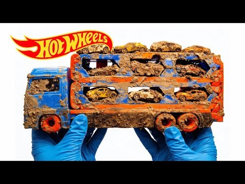 I Cleaned the Dirtiest Hot Wheels | asmr cleaning
