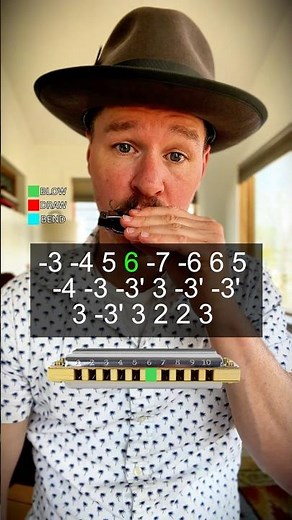 New Years Day Charlie Robison Harmonica Tutorial #harmonica #tutorial