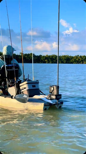 Power-Pole MICRO on board 😤 #PowerPoleMICRO | @hobiefishing #kayakfishing #fishing #kayak | Power-Pole Total Boat Control