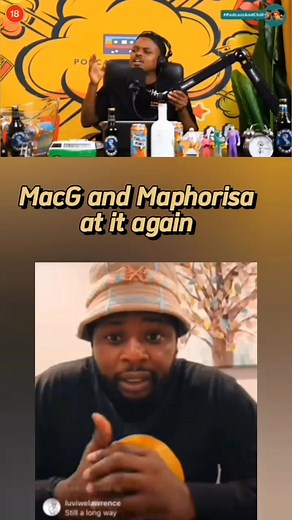 1.2M views · 10K reactions | MacG and Maphorisa going head to head  What do you guys think about this one ? #reelsfb #reelsvideo #fypシ゚ #viralreelsfb #trends #podcast | BDee Roots Live Network | Facebook