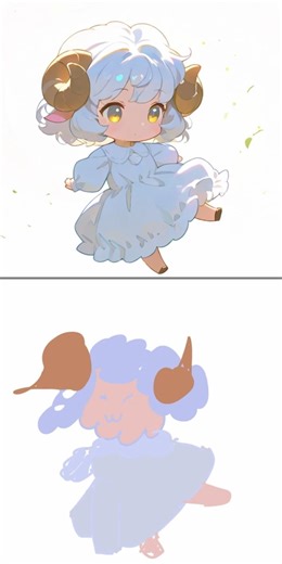 Real-Time AI Drawing: Sheep Girl [Fluffy & Soft] 🐑✨