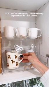 1.3K reactions · 222 shares | Renting? No problem! ✨ Discover renter-friendly kitchen organization hacks that make the most of your space—no drills required. Click to explore! | Julianna Claire | Facebook
