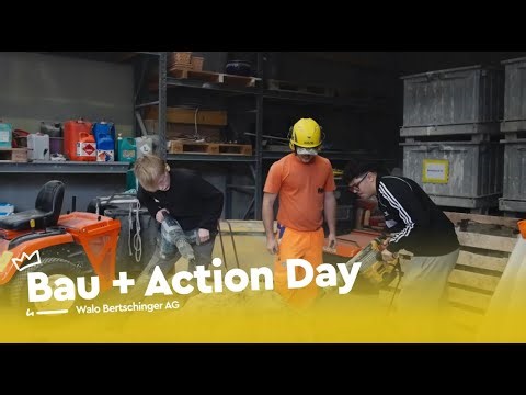 Spass auf der Baustelle - Bau + Action Day | Walo Bertschinger AG | Yousty