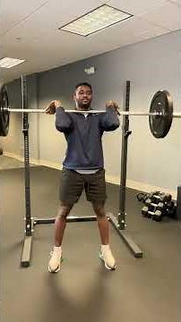 How to perform a barbell front squat