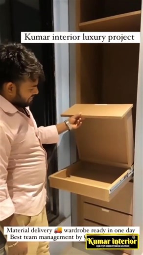 🔥Wardrobe Hidden Dower🔥 Locker 🛅 Modular Wardrobe furniture manufacturing company in Thane #modular