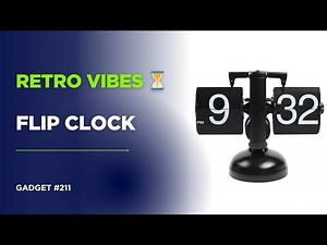 This Retro Flip Clock Is Pure Aesthetic Goals 😍⏳