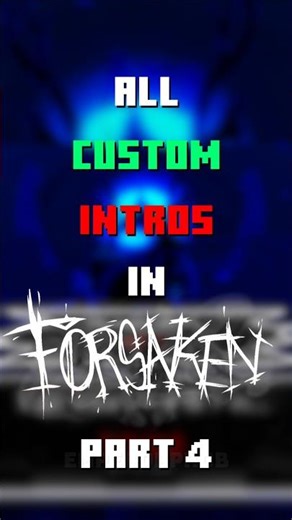 All Custom Intros In Forsaken Part 4 #roblox #forsaken #shorts #funny