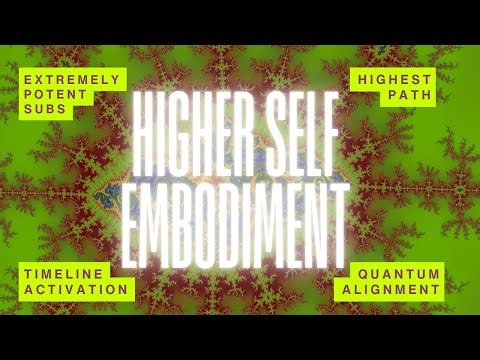 HIGHER SELF EMBODIMENT ♡ Rest Meditative Subliminal {highest path, timeline activation, & alignment}