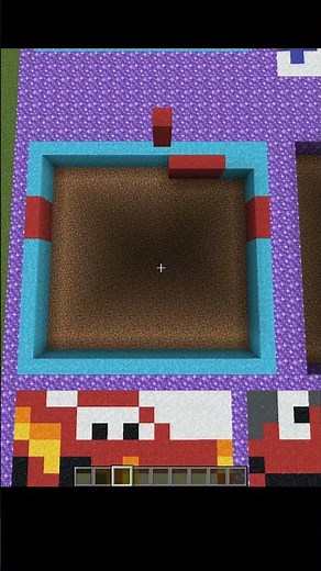 Satisfying pixel art in minecraft ! Making SuperMan pixel Art #shorts #gaming #minecraft