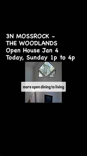 Melissa S Hart / Realtor Lake Conroe-The Woodlands on Instagram: "Open House 🏠 tours available today Jan 4 from 1p to 4p. 3 N Mossrock in beautiful, forested Grogans Mill. This lovely updated 3 to 4 bedroom home in The Woodlands features 2.5 baths. Hard floors throughout-- come and see, made to entertain! 🥳🎁 Enjoy this big backyard 🛝🤽on a convenient corner lot. This street offers privacy and serenity of nature🌲🌳 with easy access to trails, ponds, community amenities as well as nearby shop