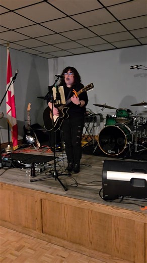 The musical talents of Kesenia Parent, the opening band, getting things started off for the Luna Stereo NYE bash. | Sarnia Legion Branch 62