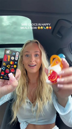 MINI CROCS WITH STICKERS TO PERSONALISE THEM 🍟🥹 IN HAPPY MEALS!! Think there is about 6-8 to collect?! 😝😋🩴 like a blind box hehe!! #crocs #mcdonalds #mcdonaldsuk #newfoods #crocs4life @McDonald’s UK @McDonald’s @Crocs @CROCS UK