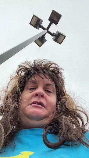 Carla ain’t scared of the Grimace shake. #grimaceshake #happybirthdaygrimace