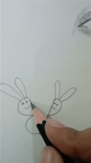 cute Bunny drawing 🐇 🐰#youtubefeed#youtubeshorts#shortsfeed#pencildrawing#trendingsong#cutedrawing