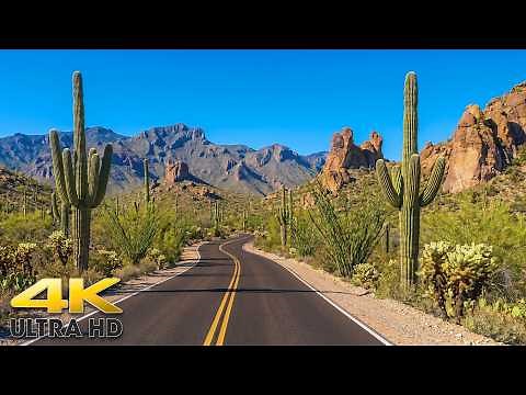 Sedona to Phoenix: Iconic Scenic Drive Through the Arizona Desert 4K