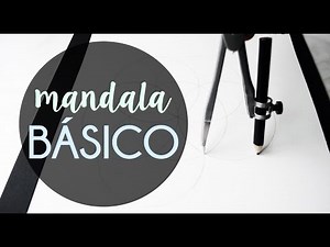 Mandala básico con compas