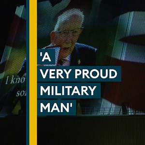 58K views · 1K reactions | RAF Fylingdales has paid its own special tribute to Captain Sir Tom Moore ahead of his funeral on Saturday. The North Yorkshire base projected images of the Second World War veteran onto a 33m-high pyramid radar structure. Full story: https://www.forces.net/news/captain-sir-tom-moore-raf-fylingdales-pays-special-tribute-nhs-fundraiser | Forces News | Facebook