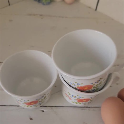 Vintage Corning Ware Wildflower Pattern Coffee Cups / Mugs/ Tea Cups - Set of Three - Etsy