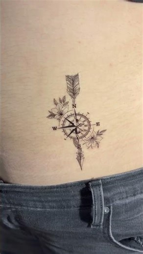 Temporary tattoo | Semipermanent tattoo on belly #tranding #tattoo #tattoofun #temporarytattoo #ink