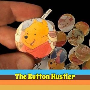 Winne the Pooh Button Packs. 2 6-packs of 1.5” Button Magnets Upcycled From a Well Worn Copy of Winne the Pooh. Stocking Stuffers? - Etsy Canada