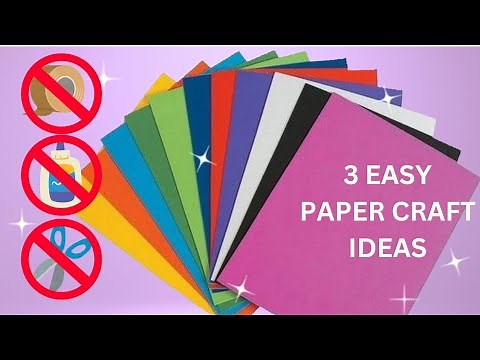 3 Easy A4 Paper Valentine's Day Crafts: No Glue, No Tape, No Scissors!