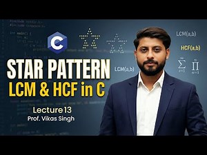 Lecture 13 | Star Pattern in C Language | Vikas Singh | CoDing SeeKho