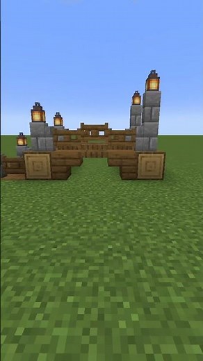 Simple Minecraft Brücke bauen! Build Hacks #shorts