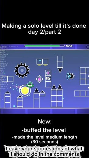 Making a level till it’s done day 2 #gd #level